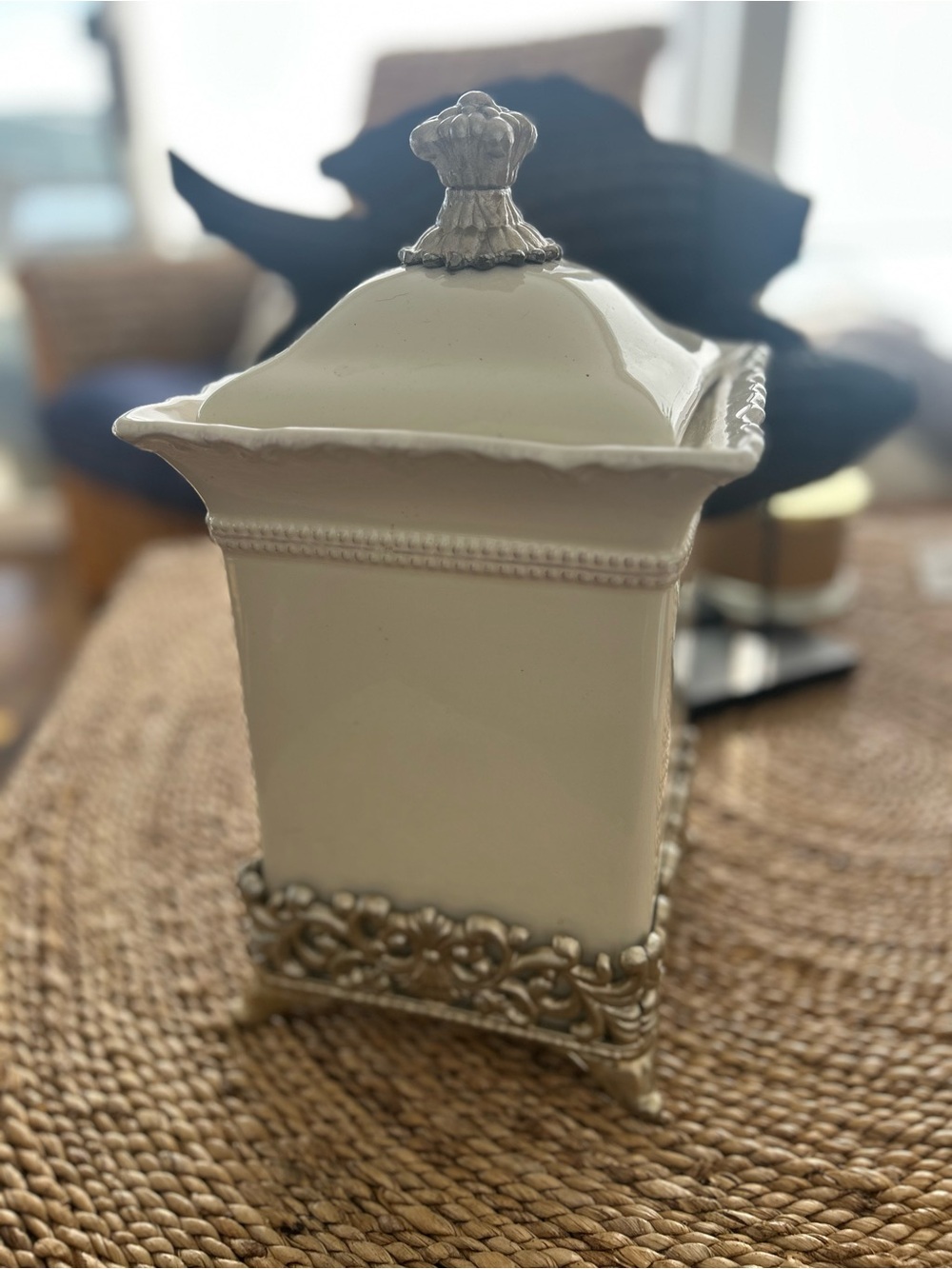 Corvella Chris Madden Large Canister- EUC